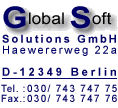 Globalsoft Solutions GmbH, Haewerer Weg 22a, 12349 Berlin